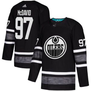 Edmonton Oilers Trikot #97 Connor McDavid Schwarz 2019 All-Star Stitched